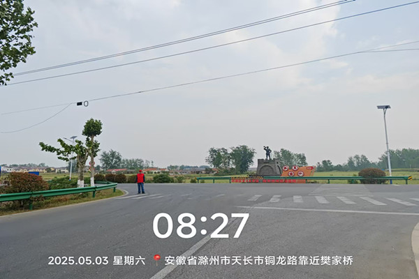 陳莊村在五一假期開展交通安全宣傳，守護(hù)村民平安出行