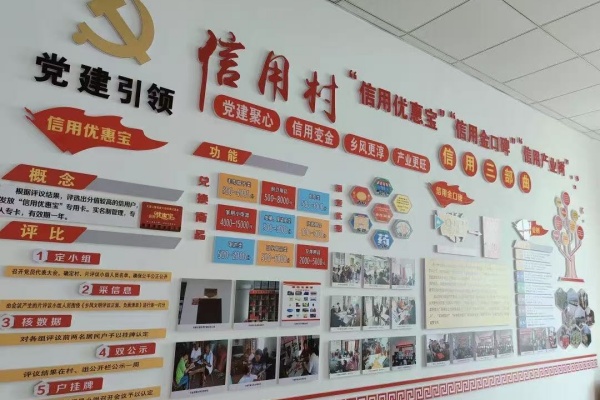楊村鎮沂湖村：宣傳推進黨建引領信用村